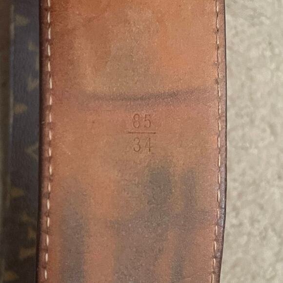 Louis Vuitton Monogram 40mm LV Initials Belt 85 34 - Picture 8 of 9